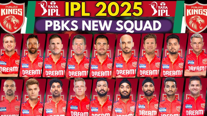 IPL 2025 Punjab Kings Team Players List