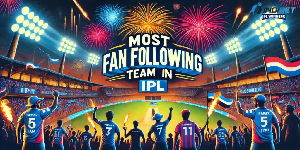 Most Fan Following Team in IPL